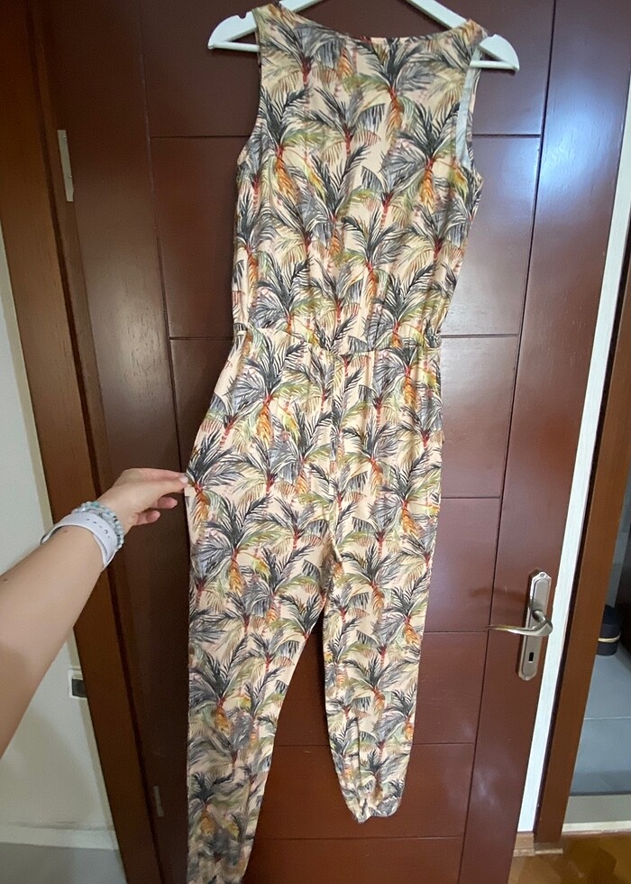 Mavi Yazlık Tulum - Görsel 3