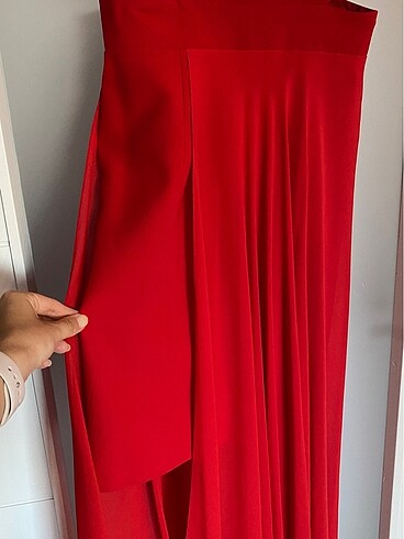 Kırmızı Gece Elbisesi / Abiye - Görsel 5