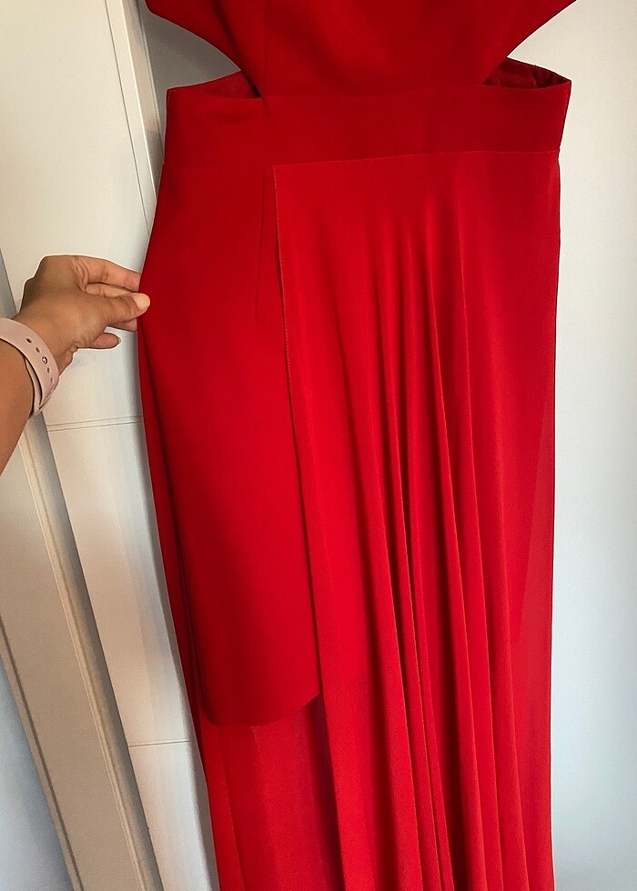 Kırmızı Gece Elbisesi / Abiye - Görsel 2