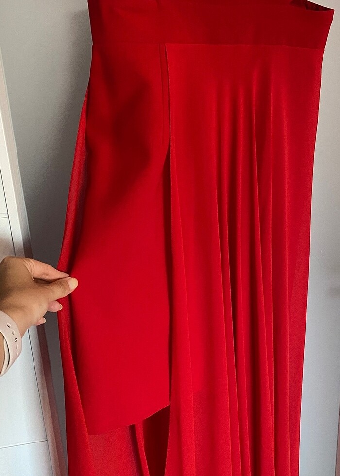 Kırmızı Gece Elbisesi / Abiye - Görsel 5