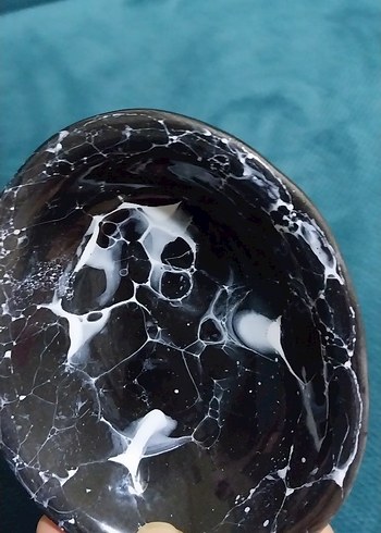 Siyah Mermer Desenli sabunluk - Görsel 3