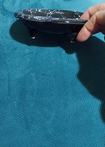 Siyah Mermer Desenli sabunluk - Görsel 5