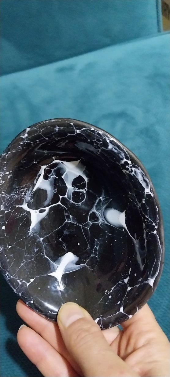 Siyah Mermer Desenli sabunluk - Görsel 3