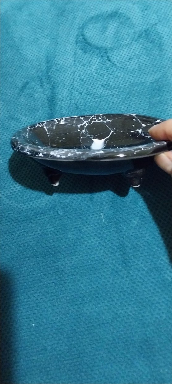 Siyah Mermer Desenli sabunluk - Görsel 2