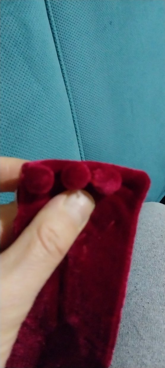 Bordo Boncuklu Kadın boyunluk - Görsel 2