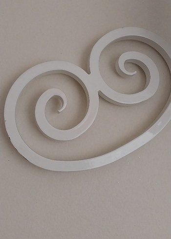 Beyaz Duvar Tipi Metal Mumluk - Görsel 2