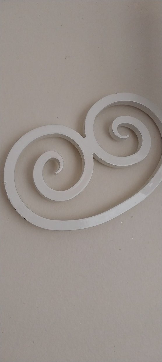 Beyaz Duvar Tipi Metal Mumluk - Görsel 2