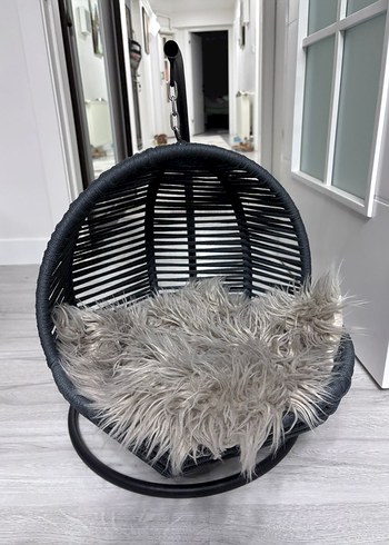 Siyah Örgü Sepet ve Beşik - Görsel 3