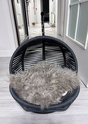 Siyah Örgü Sepet ve Beşik - Görsel 4