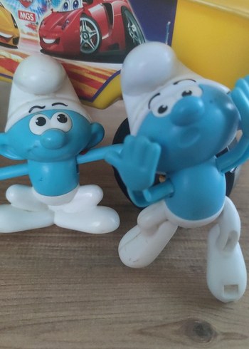  Beden Renkli Mavi Şirin Figürleri