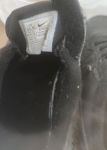 28 Beden siyah Renk Siyah Erkek Çocuk Spor Ayakkabı Velcro