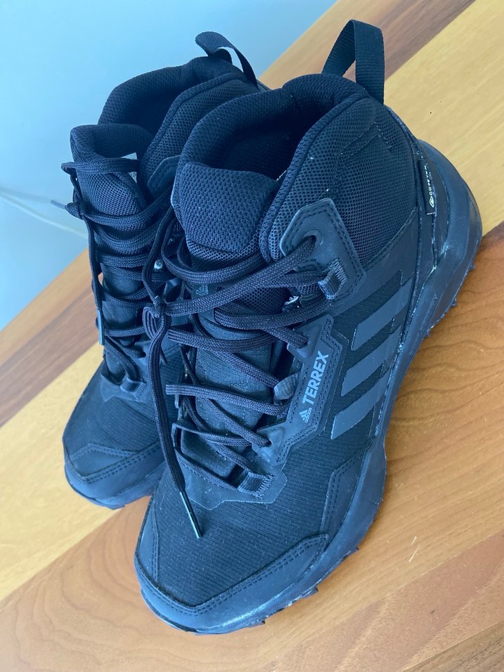 Adidas Siyah Bağcıklı gorotex Outdoor Spor Ayakkabı - Görsel 2