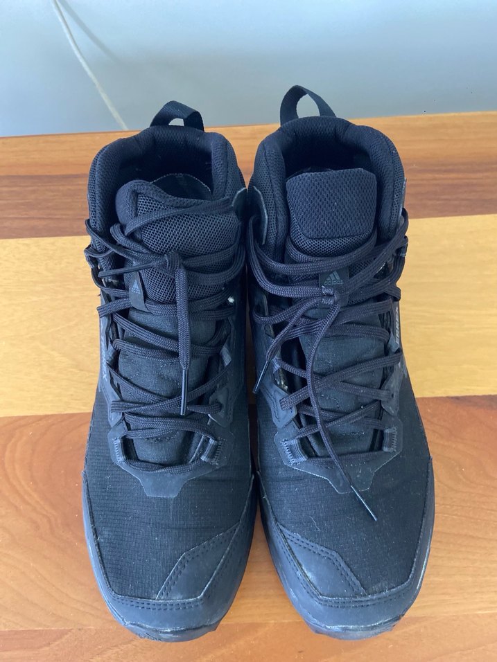 Adidas Siyah Bağcıklı gorotex Outdoor Spor Ayakkabı - Görsel 3