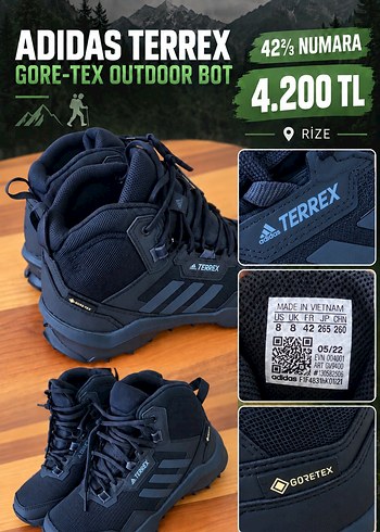 Adidas Terrex Siyah Outdoor Bot