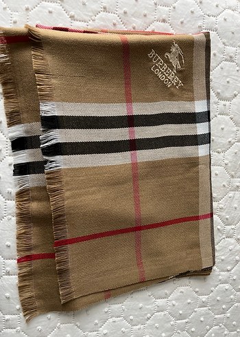 Kahverengi Kadın Şal - Görsel 3