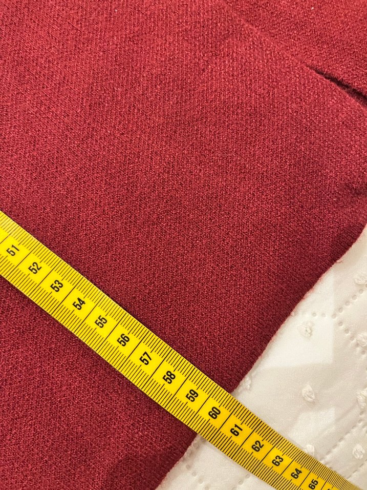 Düğmeli Bordo Kadın Yelek QUSTYL MARKA - Görsel 4