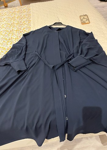 Lacivert özel dikim yarasa kol panço - Görsel 6