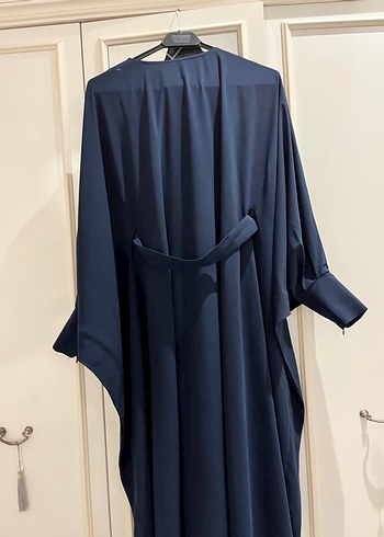 Lacivert özel dikim yarasa kol panço - Görsel 4