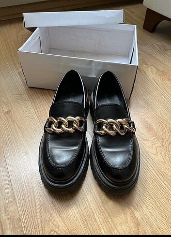 38 Beden Loafer siyah