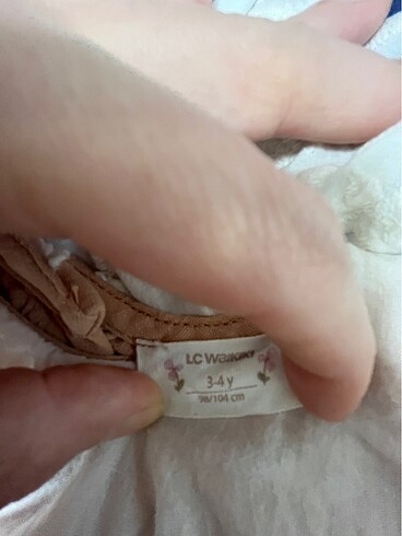 24-36 Ay Beden camel Renk Kız çocuk keten tulum