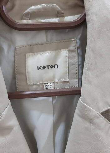 xs Beden Koton deri ceket
