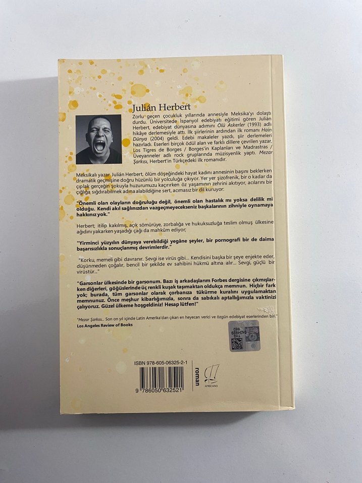 Mezar Şarkısı - Julián Herbert - Görsel 2