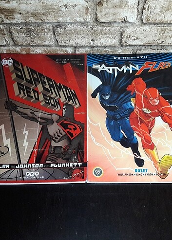 superman red son/ batman flash/ ayraçlar