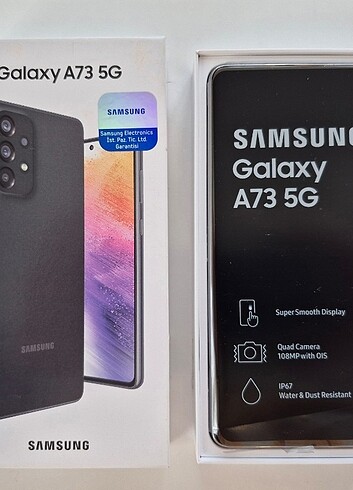 Samsung A73 5G Siyah (Sıfır Gibi)