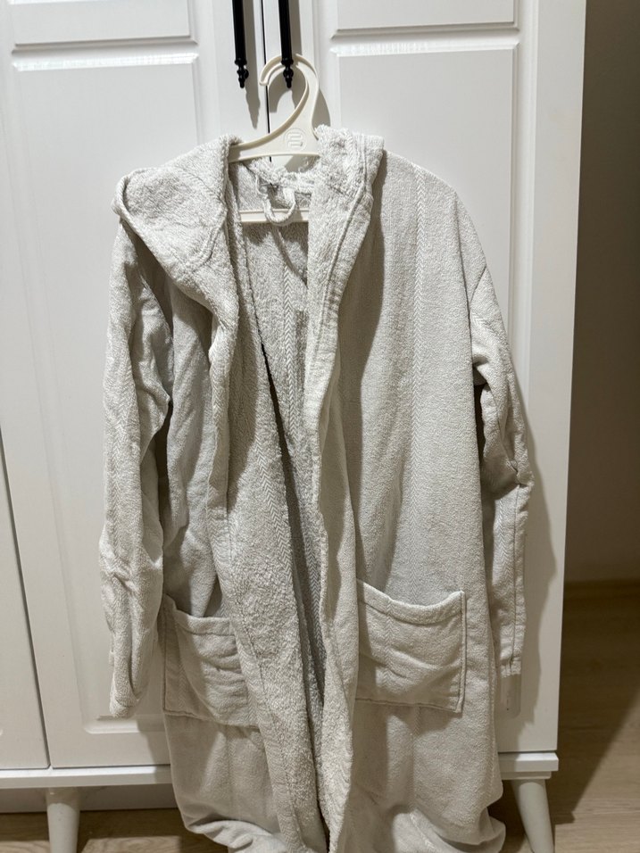 Kemerli kapsonlu bornoz - Görsel 2