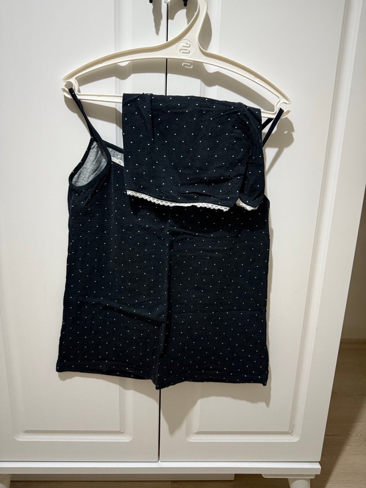 Siyah Hamile ve Emzirme Gecelik - Görsel 2