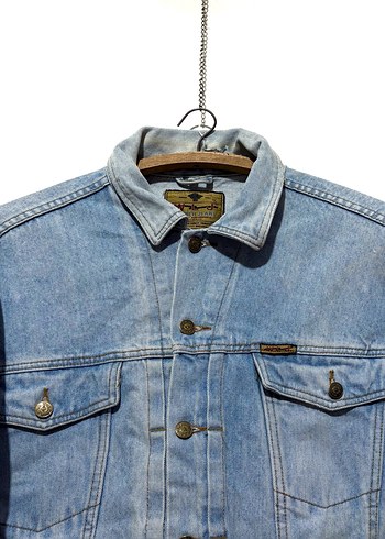 xl Beden mavi Renk Vintage WLJ Kot Ceket