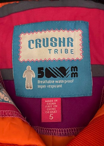 6 Yaş Beden Vintage Crushr Çocuk Kayak Pantolonu