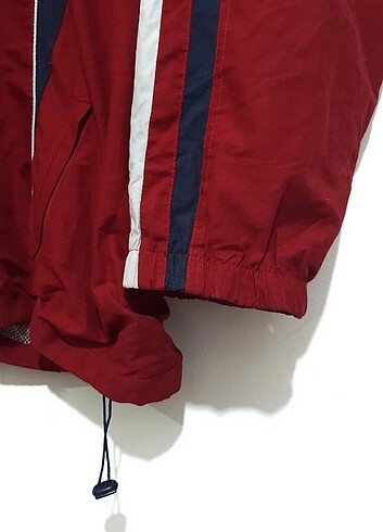 xl Beden kırmızı Renk Vintage 'Adidas' Bomber Ceket 