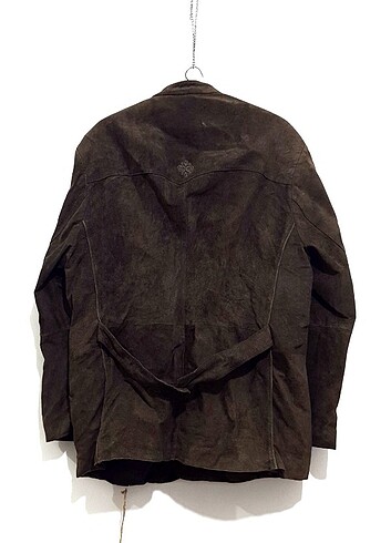 American Vintage Vintage İşlemeli Nubuk Deri Ceket