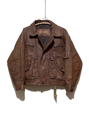 American Vintage Vintage Smooth Bomber Deri Ceket