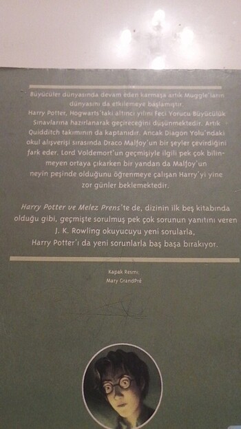  Beden Harry Potter ve melez prens