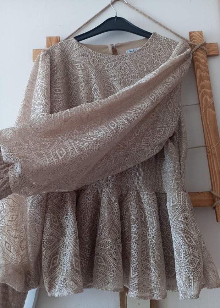 Dantelli bluz - Görsel 2