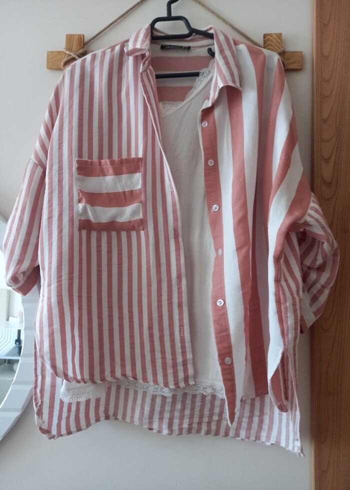 Çizgili gömlek - Görsel 2