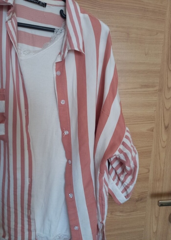 Çizgili gömlek - Görsel 5