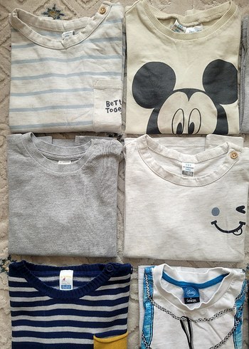 24-36 Ay Beden Erkek çocuk Sweatshirtler