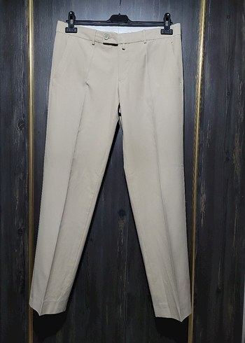 Daniel Klein Bej Slim Fit Kumas Pantolon