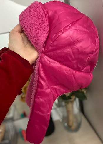 Parlak Pembe Kürklü Bebek Kız Tulumu - Görsel 3