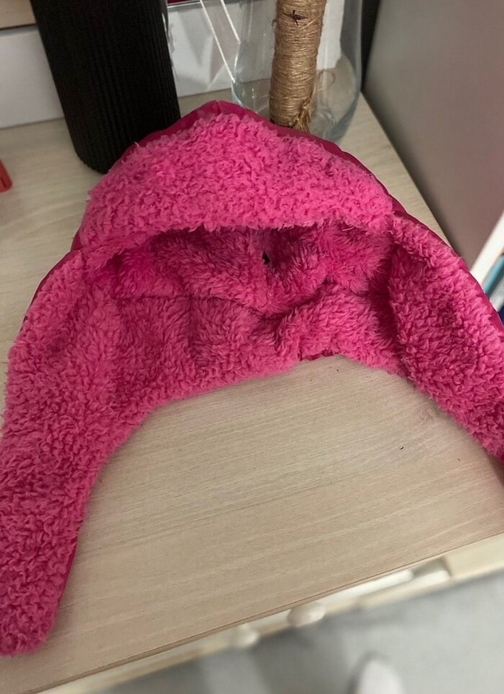 Parlak Pembe Kürklü Bebek Kız Tulumu - Görsel 2