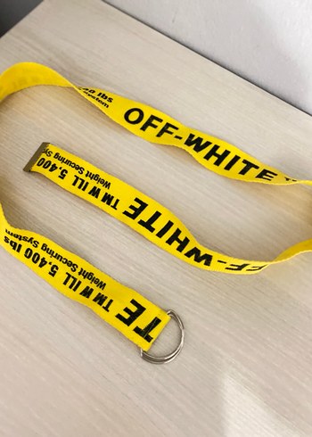 Sarı OFF-WHITE Kadın Bant Kemer - Görsel 2