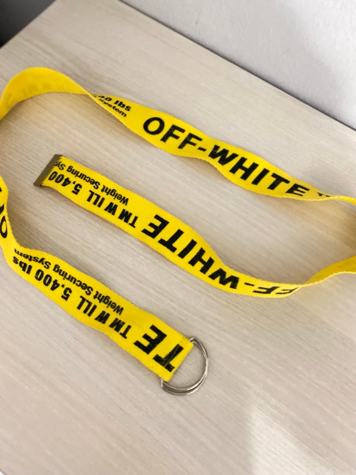 Sarı OFF-WHITE Kadın Bant Kemer - Görsel 2