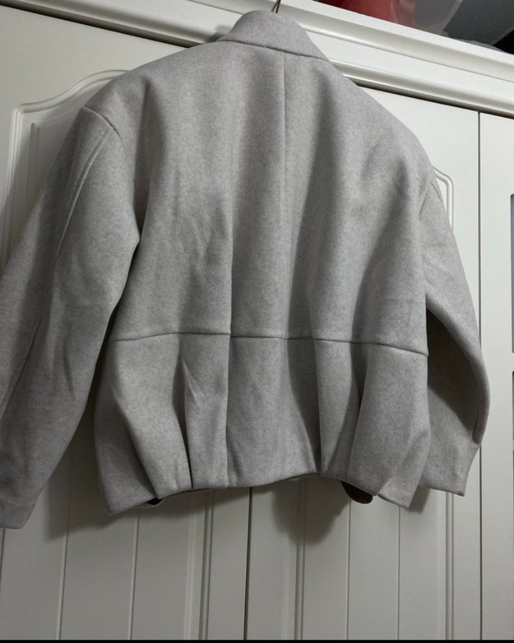 Gri Kemerli Kadın Ceket - Görsel 5