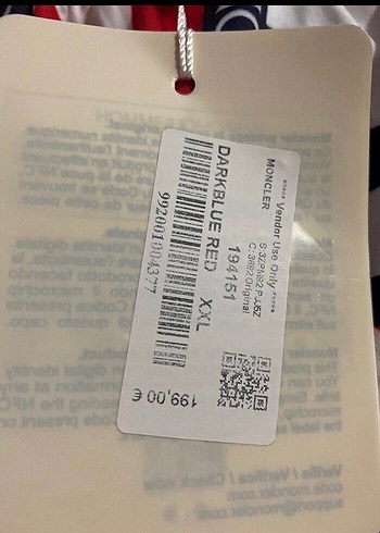 Kırmızı Baskılı Bol Kesim Erkek Mayo Şortu - Görsel 4