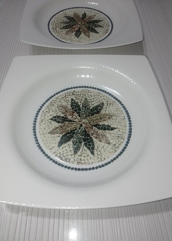 Güral Porselen GÜRAL PORSELEN KARE ÇUKUR YEMEK TABAKLARI