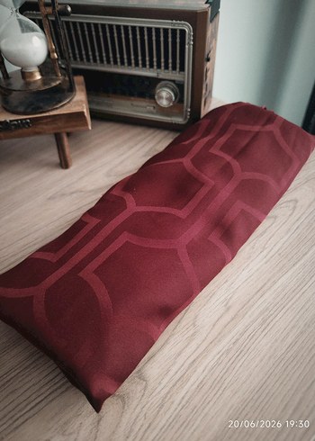 Moon Boot  Bordo Geometrik Desenli Uzun Yastik