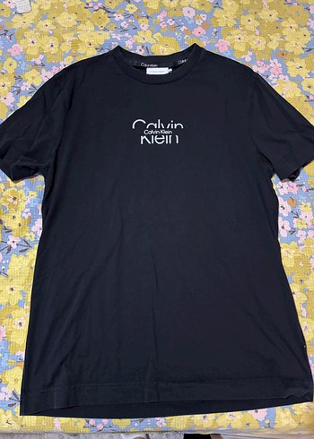 m Beden Calvin Klein Erkek Baskılı Tişört